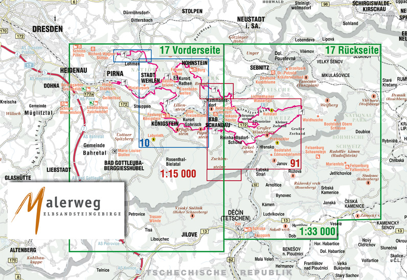 Malerweg Elbsandsteingebirge